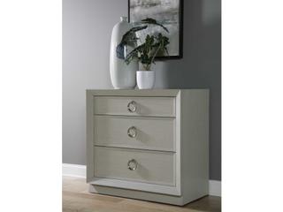 Artistica Zeitgeist Antiqued White Gray Accent Chest