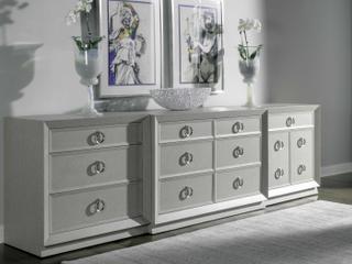 Artistica Zeitgeist Antique Linen Gray Accent Chest