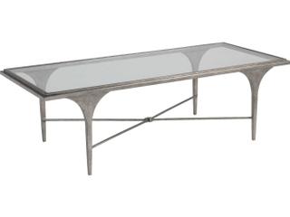 Signature Designs Rectangular Glass Porto Coffee Table