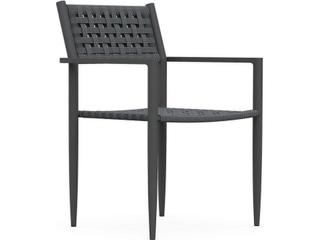 Azzurro Living Naples Aluminum Rope Dining Chair Set of 2