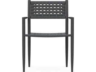 Azzurro Living Naples Aluminum Rope Dining Chair Set of 2