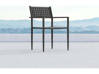 Azzurro Living Naples Aluminum Rope Dining Chair Set of 2