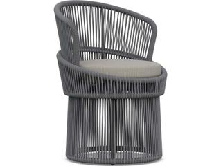 Azzurro Living Palma Aluminum Rope Dining Chair