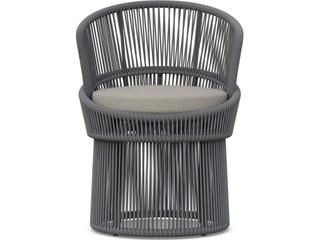 Azzurro Living Palma Aluminum Rope Dining Chair