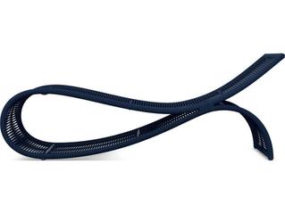 Azzurro Living Wave Aluminum Rope Chaise Lounge