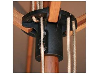 Bambrella Sirocco 6.5 Square Pulley Lift Outdoor Umbrella