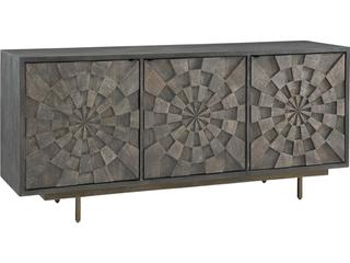 Bassett Mirror Adrienne 69" Mango Wood Brown Sideboard