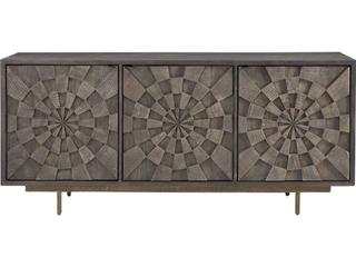 Bassett Mirror Adrienne 69" Mango Wood Brown Sideboard