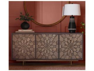 Bassett Mirror Adrienne 69" Mango Wood Brown Sideboard