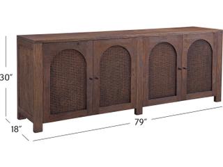 Bassett Mirror 18" Brown Walsh Server