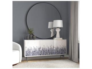 Bassett Mirror 66" White Sideboard
