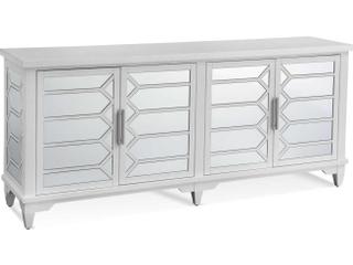 Bassett Mirror Redi 38" Poplar Wood White Sideboard