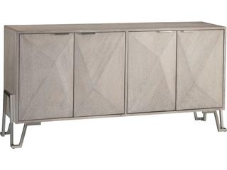 Bassett Mirror Cooper 64" Rubberwood Gray Sideboard