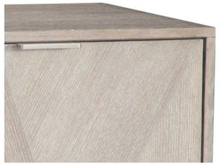 Bassett Mirror Cooper 64" Rubberwood Gray Sideboard