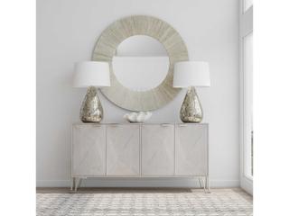 Bassett Mirror Cooper 64" Rubberwood Gray Sideboard