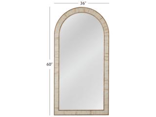 Bassett Mirror Brown Halsey Floor Mirror