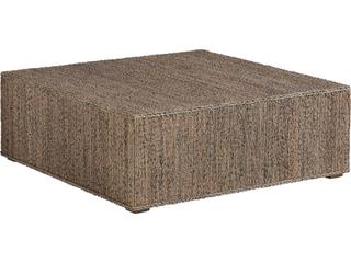 Barclay Butera Malibu Decker Woven Square Cocktail Table