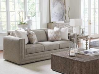 Barclay Butera Malibu Decker Woven Square Cocktail Table