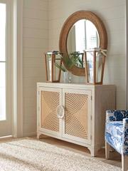 Barclay Butera Newport Lido Sailcloth Beige Accent Chest