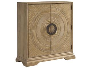 Barclay Butera Montecito Sherwood Brown Oak Wood Accent Chest