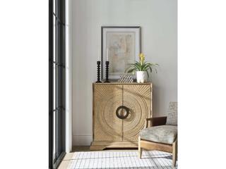 Barclay Butera Montecito Sherwood Brown Oak Wood Accent Chest