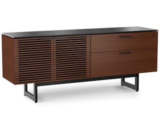 BDI Corridor Chocolate Stained Walnut Office Credenza