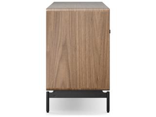 BDI Linq 6-Drawers Brown Walnut Wood Double Dresser