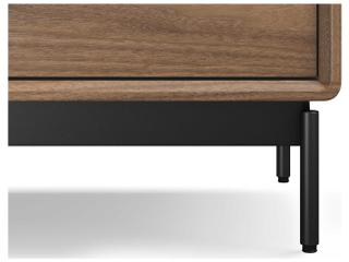 BDI Linq 6-Drawers Brown Walnut Wood Double Dresser