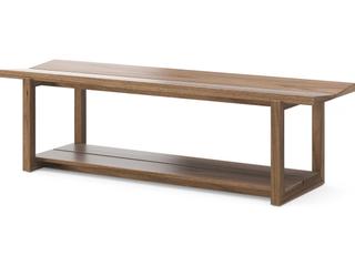 Kava Natural Walnut Brown Accent Bench