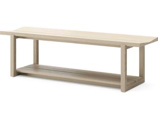 Kava Washed Oak Brown Accent Bench