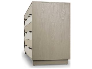 BDI Kava 6-Drawers White Hardwood Double Dresser