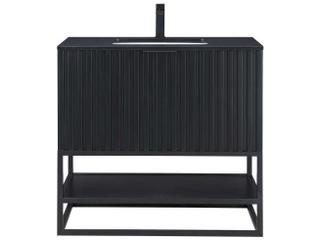 BEMMA Terra 36" Midnight Black Vanity
