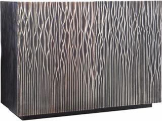 Bernhardt Interiors Antique Silver Mango Wood Accent Chest
