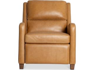 Bernhardt Dillon Beige Tan Leather Recliner