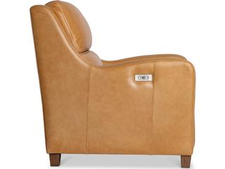 Bernhardt Dillon Beige Tan Leather Recliner
