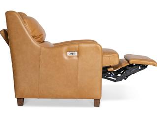 Bernhardt Dillon Beige Tan Leather Recliner
