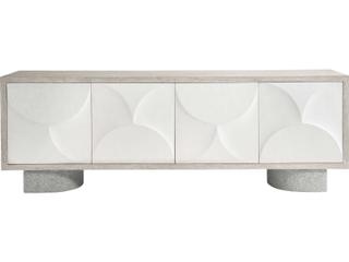 Bernhardt Lunula 86" Oak Wood Entertainment Credenza