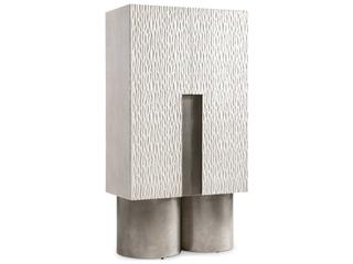 White Ash Wood Bar Cabinet