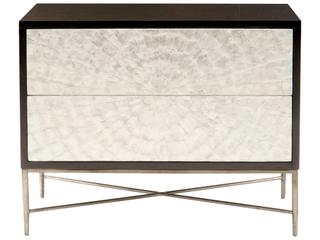 Interiors Casegoods Adagio 2-Drawers White Cherry Wood Nightstand
