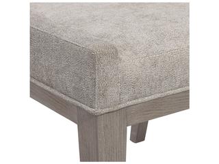 Bernhardt Linea Ash Wood Beige Upholstered Side Dining Chair