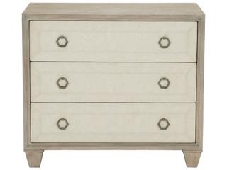 Santa Barbara 3-Drawers Beige Oak Wood Nightstand