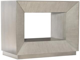 Trane 1-Drawer Gray Nightstand
