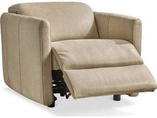 Bernhardt Sierra Beige tan Leather Recliner