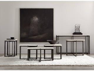 Bernhardt Hathaway Square Stone End Table
