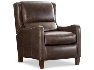Bernhardt Landon Brown Leather Recliner