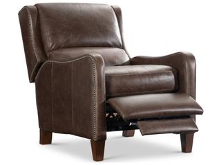 Bernhardt Landon Brown Leather Recliner