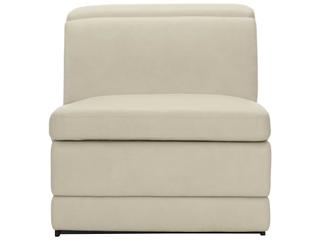 Bernhardt Lioni Mocha White Leather Recliner