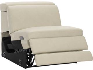 Bernhardt Lioni Mocha White Leather Recliner
