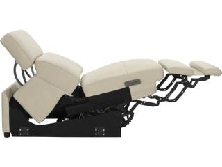 Bernhardt Lioni Mocha White Leather Recliner