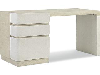 Arcadia Clay Gray Oak Wood Computer Desk